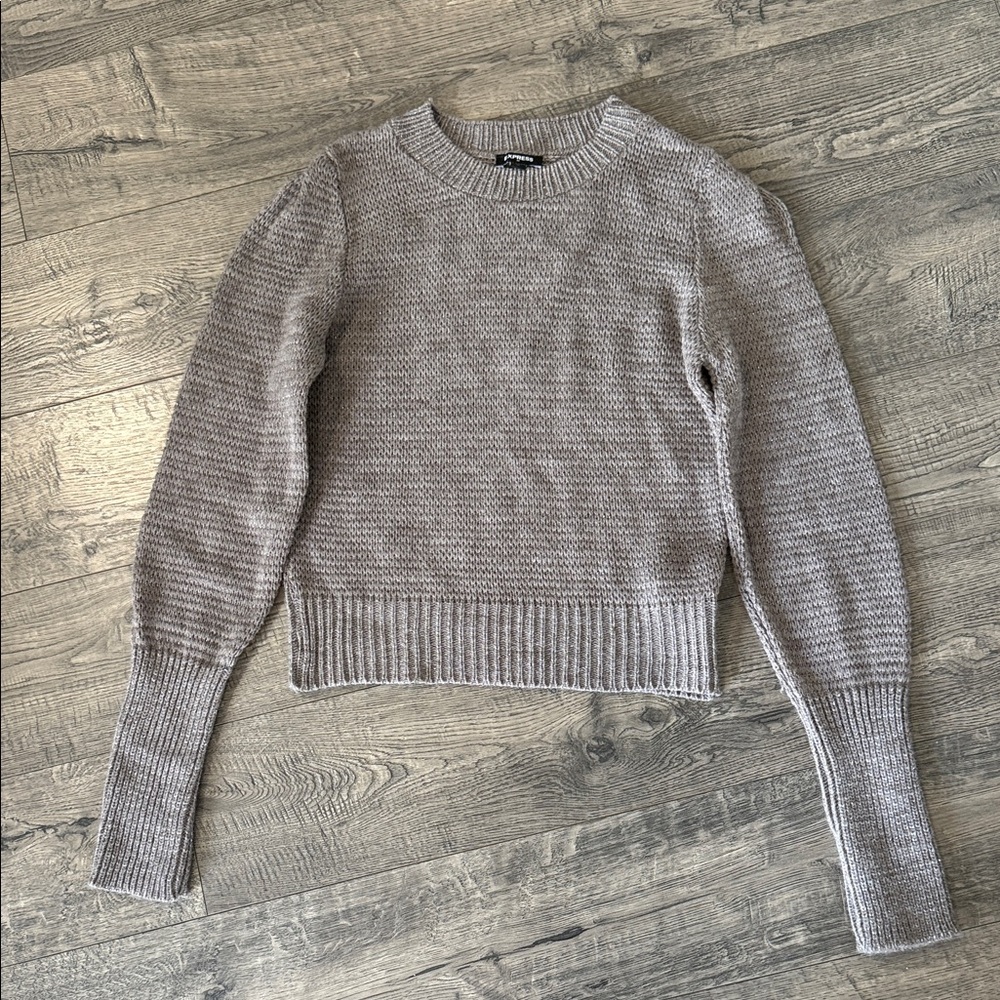 Express Gray Women's Sweater
